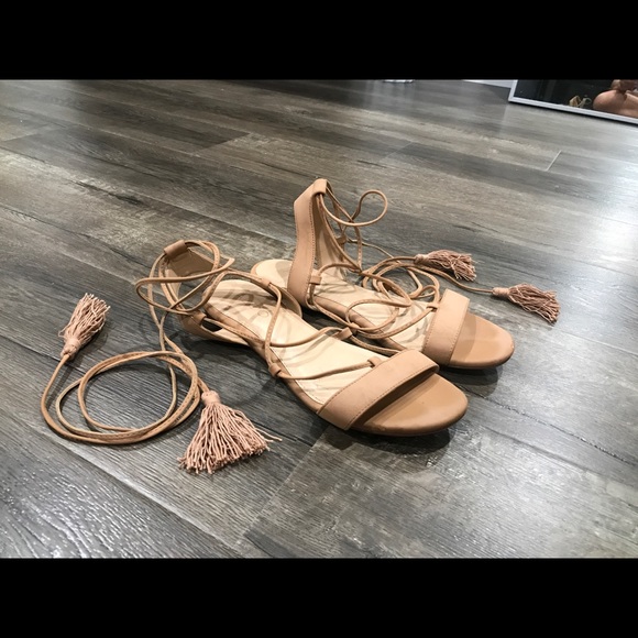 Aldo Tan Gladiator Sandals with Tassel - size 7 - Picture 5 of 5